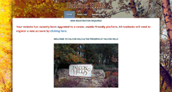 Desktop Screenshot of falconhills.org